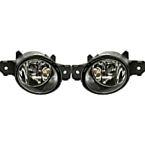 Front, Driver and Passenger Side Fog Lights, With bulb(s), Halogen, Without Bracket, CAPA CERTIFIED