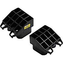 Front, Driver and Passenger Side Bumper Absorber, CAPA Certified