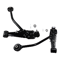 Front, Driver and Passenger Side, Lower Control Arm, Steel Arm