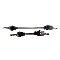 Front, Driver and Passenger Side Axle Assembly - New Set of 2