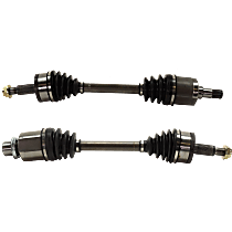 Front, Driver and Passenger Side Axle Assembly - New Set of 2 AWD
