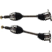 Front, Driver and Passenger Side Axle Assembly