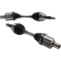 Front, Driver and Passenger Side Axle Assembly, With Heavy Duty Suspension (FE7), New