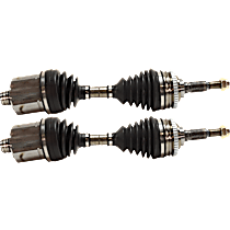 Front, Driver and Passenger Side Axle Assembly - New Set of 2