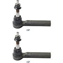 Front, Driver and Passenger Side, Outer Tie Rod Ends