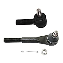 Front, Driver and Passenger Side, Outer Tie Rod End