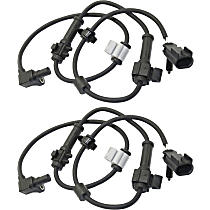 Front, Driver and Passenger Side ABS Speed Sensor