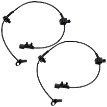 Rear, Driver and Passenger Side ABS Speed Sensors