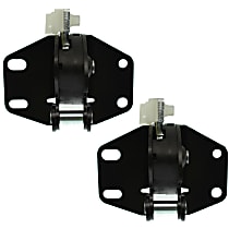 Rear, Driver and Passenger Side, Lower Door Latch