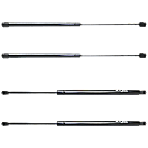 Driver and Passenger Side Back Glass and Liftgate Lift Supports, Sport Utility