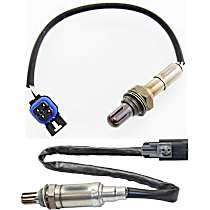 Before and After Catalytic Converter Oxygen Sensors, 2-Wire and 4-Wire, 4 Cylinder, 2.2L Engine