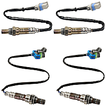 Before Catalytic Converter Oxygen Sensor, Set of 4, 4-wire, 6.0L, 8Cyl