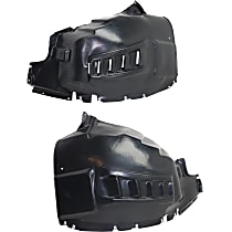 Front, Driver and Passenger Side Fender Liner, For Models Without Fog Lights