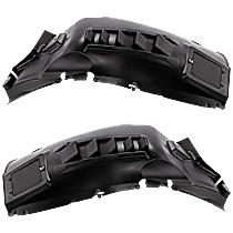 Front, Driver and Passenger Side Fender Liner, For Models With Fog Lights, CAPA Certified