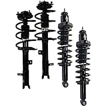 Front and Rear, Driver and Passenger Side Fully Loaded Struts, USA Built Vehicle