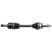 Front, Driver and Passenger Side Axle Assembly, Manual Transmission, 4-Wheel ABS
