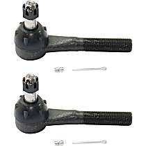 Front, Driver and Passenger Side, Outer Tie Rod End, Rear Wheel Drive, RWD