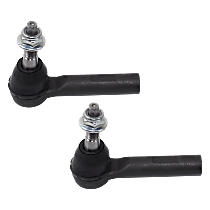 Front, Driver and Passenger Side, Outer Tie Rod End, Rear Wheel Drive, RWD