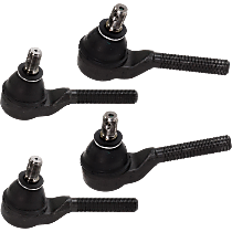 Front, Driver and Passenger Side, Inner and Outer Tie Rod Ends