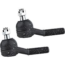 Front, Driver and Passenger Side, Outer Tie Rod Ends
