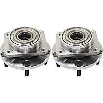 Front, Driver and Passenger Side Wheel Hub, With 15 (in) Wheels, FWD, Mini Passenger Van, 5 Lugs, With Bearing