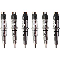 Fuel Injector, DIESEL, Cab & Chassis, Set of 6, 6 Cyl 6.7L - 