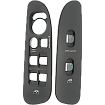 Evan-Fischer Window Switch Bezel – 1999-2004 Ford Mustang Coupe Front Driver Side