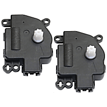 HVAC Heater Blend Door Actuator, Temperature; Recirculation; Mode - 