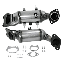 Front, Driver and Passenger Side Catalytic Converters, Federal EPA Standard, 46-State Legal (Cannot ship to or be used in vehicles originally purchased in CA, CO, NY or ME)