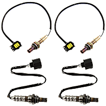 Oxygen Sensor, FI, Naturally Aspirated, ELECTRIC/GAS, B1S2; B2S2, Set of 4, 4-wire, 6 Cyl 3.6L