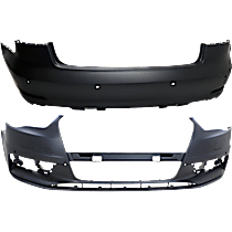 Front and Rear Primed Bumper Cover