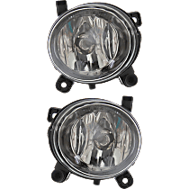 Front, Driver and Passenger Side Halogen Fog Light, With bulb(s), OE Replacement