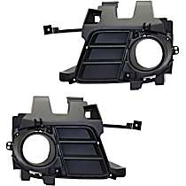 Front, Driver and Passenger Side Fog Light Trim, Primed