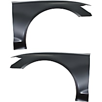 Front, Driver and Passenger Side Fenders, With turn signal light hole