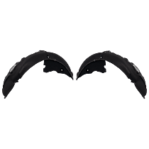 Front, Driver and Passenger Side, Rear Section Fender Liner, CAPA Certified
