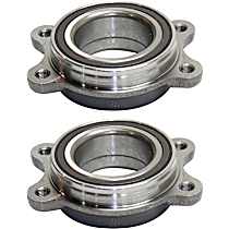 Rear, Driver and Passenger Side Wheel Bearing, Set of 2