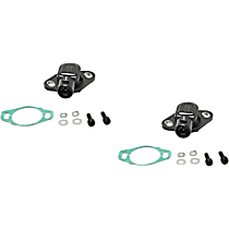 Throttle Position Sensors, Black, Adjustable, with Screws and Washers, Set Of 2