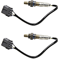 Before Catalytic Converter, Front and Rear Oxygen Sensors, 5-wire, Wideband sensor