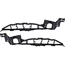 Front, Driver and Passenger Side, Upper Fender Support, Module Carrier, Plastic