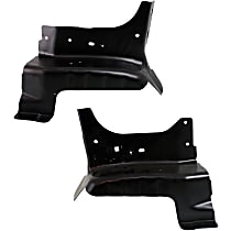 Driver and Passenger Side Headlight Brackets, CAPA CERTIFIED