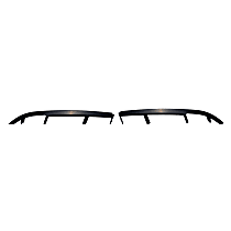 Driver and Passenger Side, Lower Headlight Fillers, Convertible/Coupe, For Models without Headlight Washer Holes