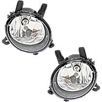 Front, Driver and Passenger Side Fog Lights, With bulb(s), Halogen, CAPA CERTIFIED