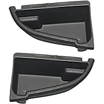 Front, Driver and Passenger Side, Outer Fog Light Trim, For Models With M Package, Primed