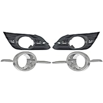 Front, Driver and Passenger Side Fog Light Trim