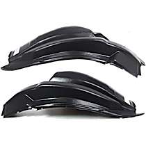 Front, Driver and Passenger Side, Rear Section Fender Liner