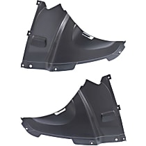 Front, Driver and Passenger Side, Front Lower Section, Fender Liner