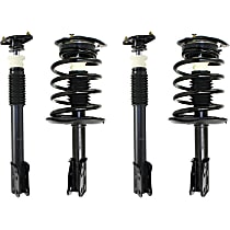 Front and Rear, Driver and Passenger Side Shock and Fully Loaded Strut