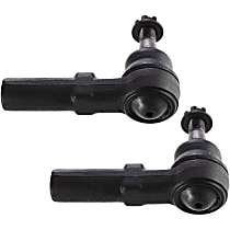 Front, Driver and Passenger Side, Outer Tie Rod End