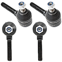 Front, Driver and Passenger Side, Inner or Driver Side, Outer Tie Rod End