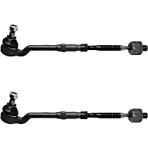 Tie Rod Assembly - Front, Driver and Passenger Side, Inner and Outer, Set of 2